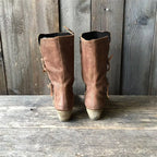 Allegra | Botas de Piel de Otoño con Cremallera Lateral