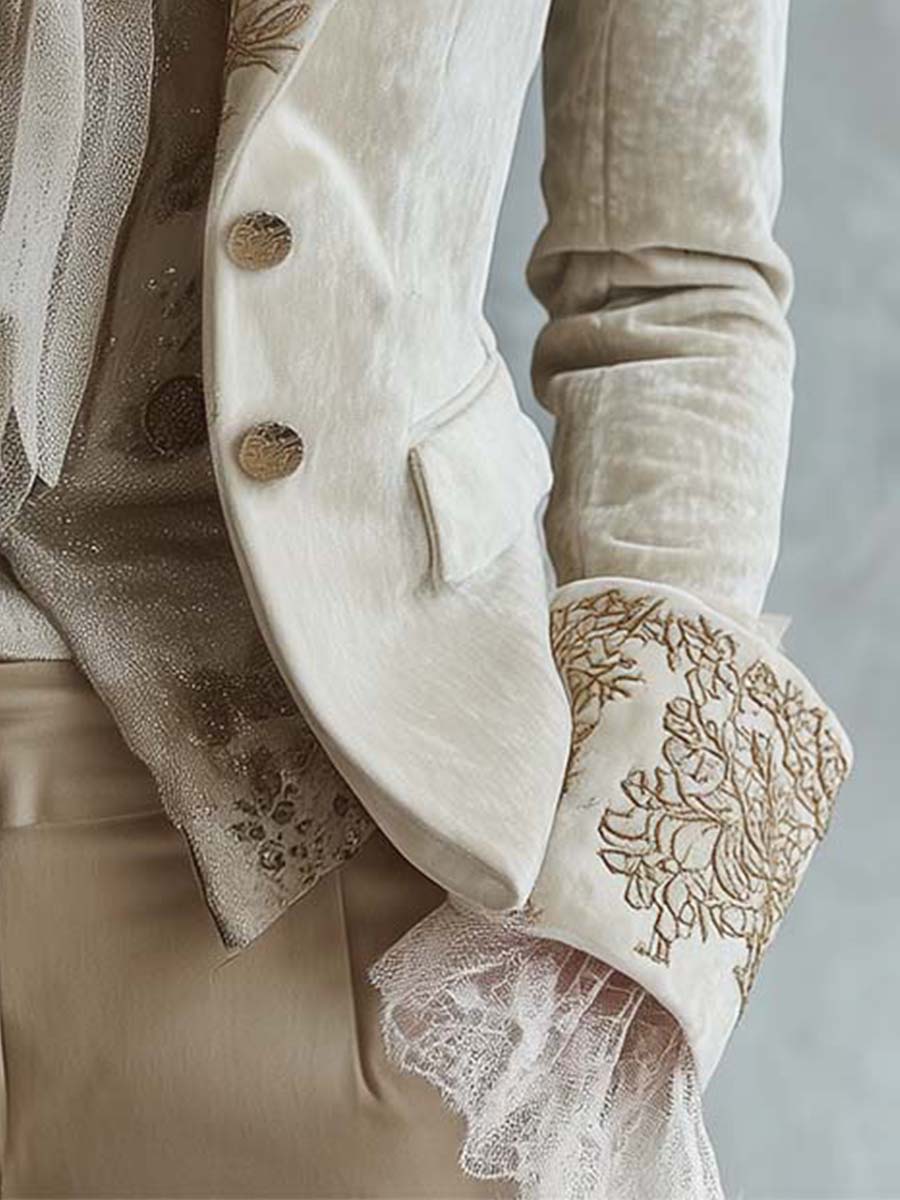 Anastasia | Blazer Entallado con Bordados