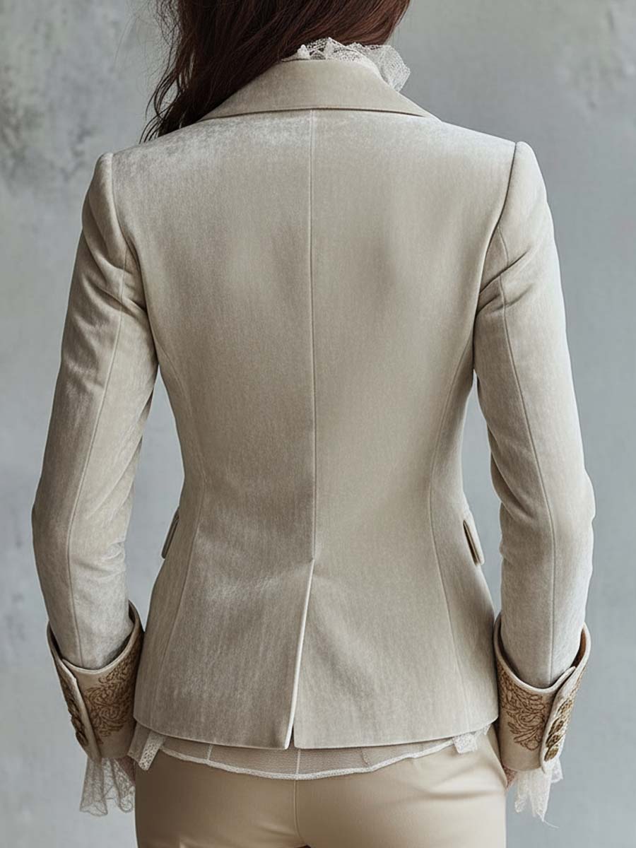 Anastasia | Blazer Entallado con Bordados