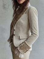Anastasia | Blazer Entallado con Bordados