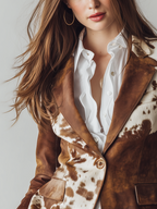 Annabella | Blazer con Estampado Llamativo