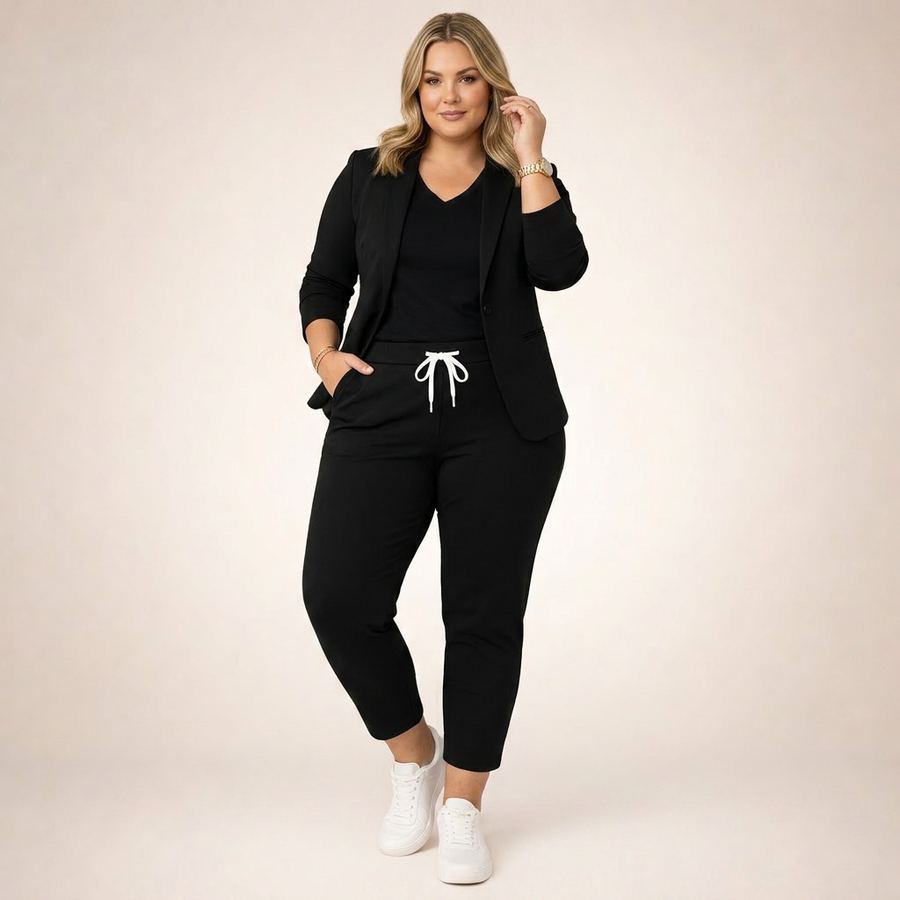 Armonia | Conjunto Holgado de Blazer y Jogger con Toque Deportivo
