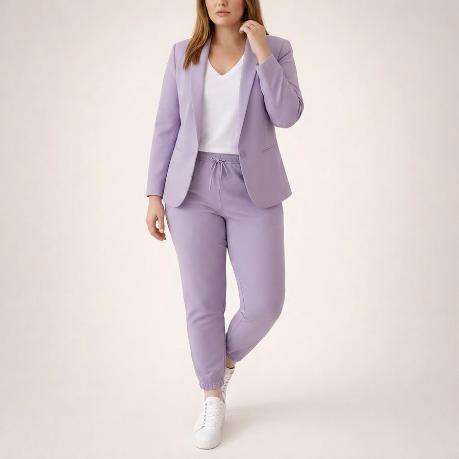 Armonia | Conjunto Holgado de Blazer y Jogger con Toque Deportivo