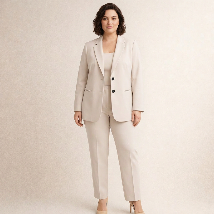 Antea | Conjunto de Traje con Blazer Entallado y Pantalón Recto