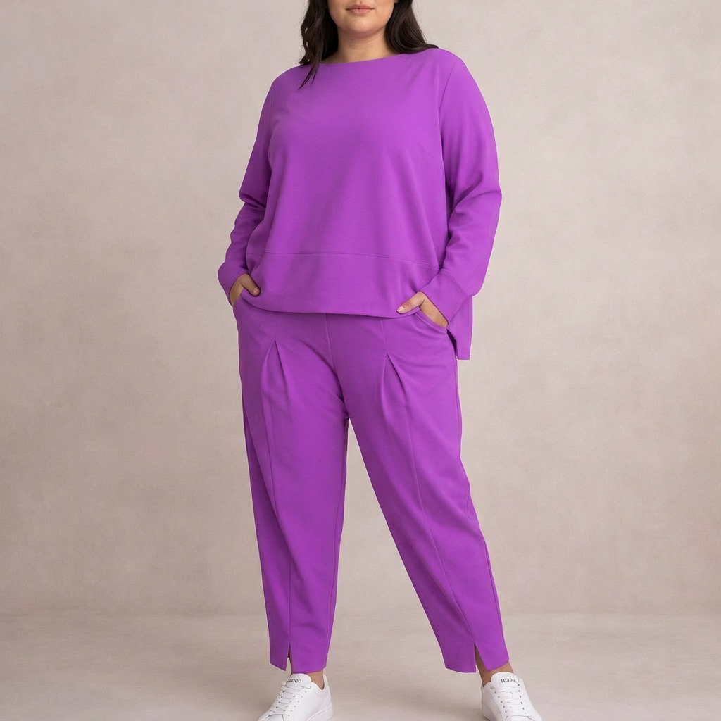 Clarissa | Conjunto Minimalista de Blusa y Pantalón