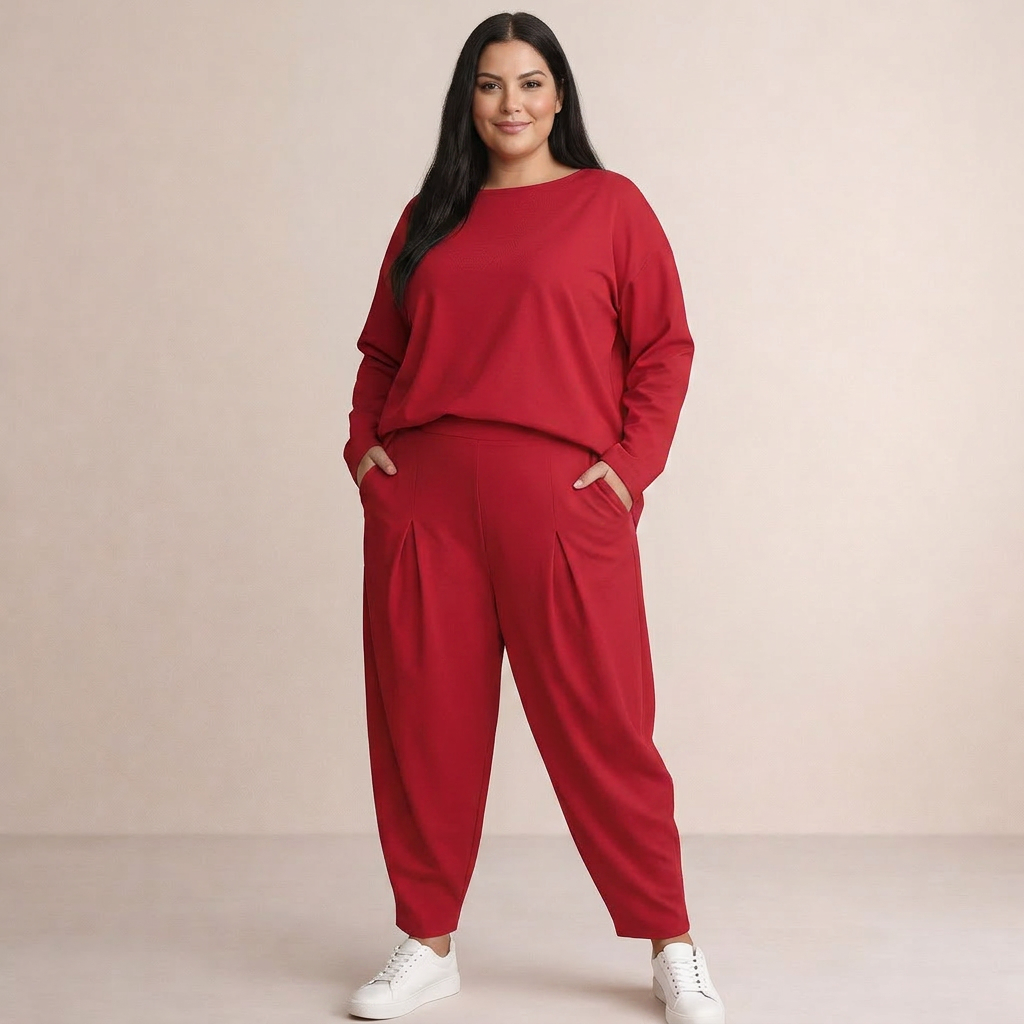 Clarissa | Conjunto Minimalista de Blusa y Pantalón