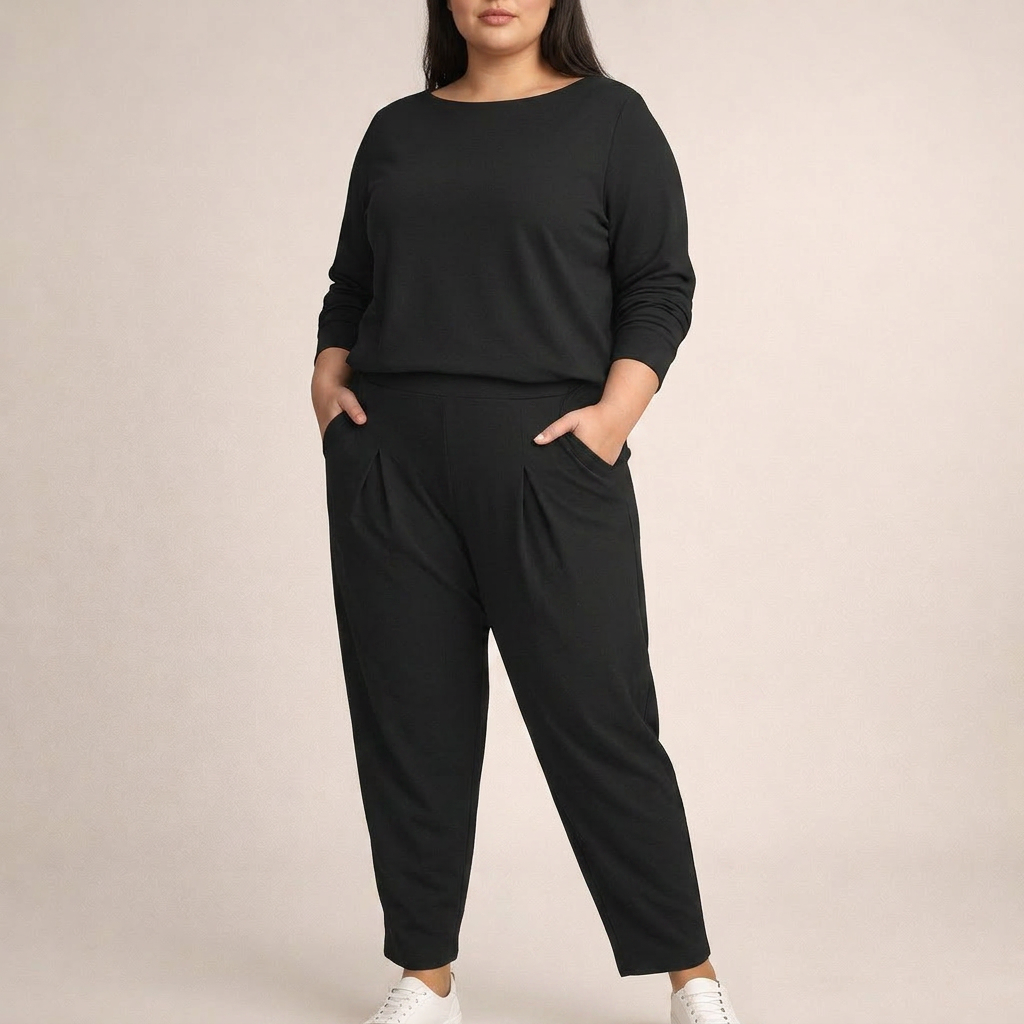 Clarissa | Conjunto Minimalista de Blusa y Pantalón