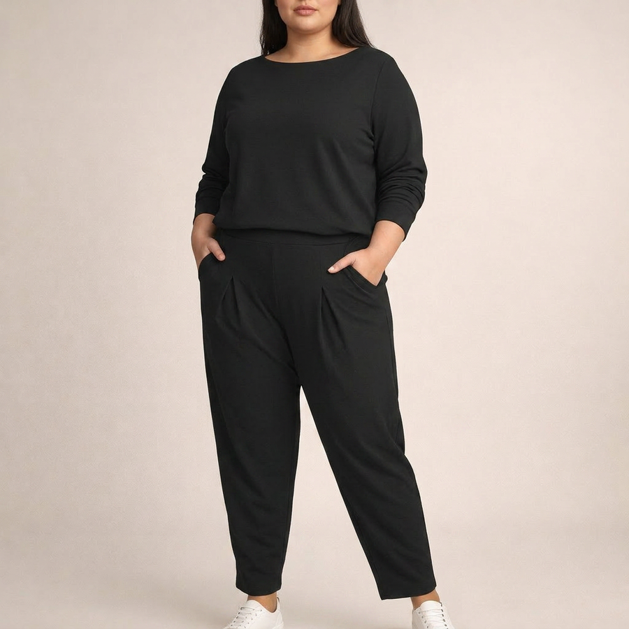 Clarissa | Conjunto Minimalista de Blusa y Pantalón