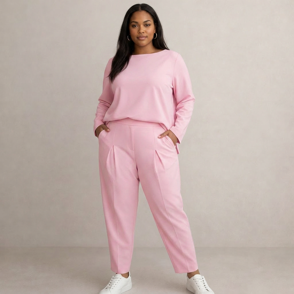Clarissa | Conjunto Minimalista de Blusa y Pantalón