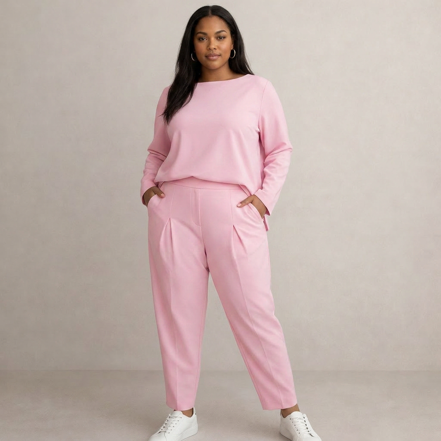 Clarissa | Conjunto Minimalista de Blusa y Pantalón