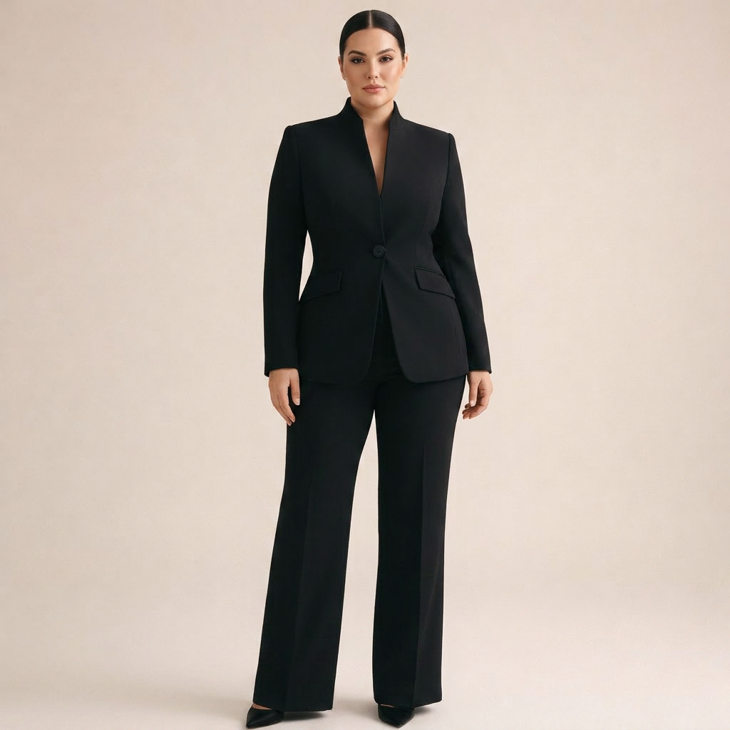 Annamaria | Traje Elegante de Blazer y Pantalón Recto