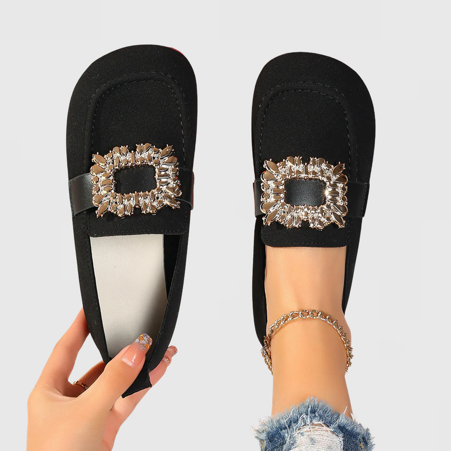 Giovanna | Mocasines Ortopédicos de Diseño Elegante - Negro