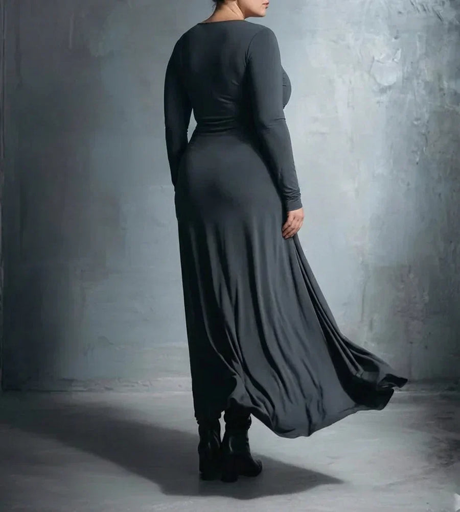 Fernanda | Vestido Maxi con Nudo Lateral