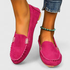 Emanuela | Mocasines Ortopédicos con Detalle Metálico - Rosa