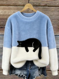 Arabella | Jersey Oversize Acogedor - Azul claro