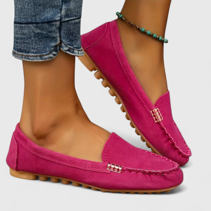 Emanuela | Mocasines Ortopédicos con Detalle Metálico