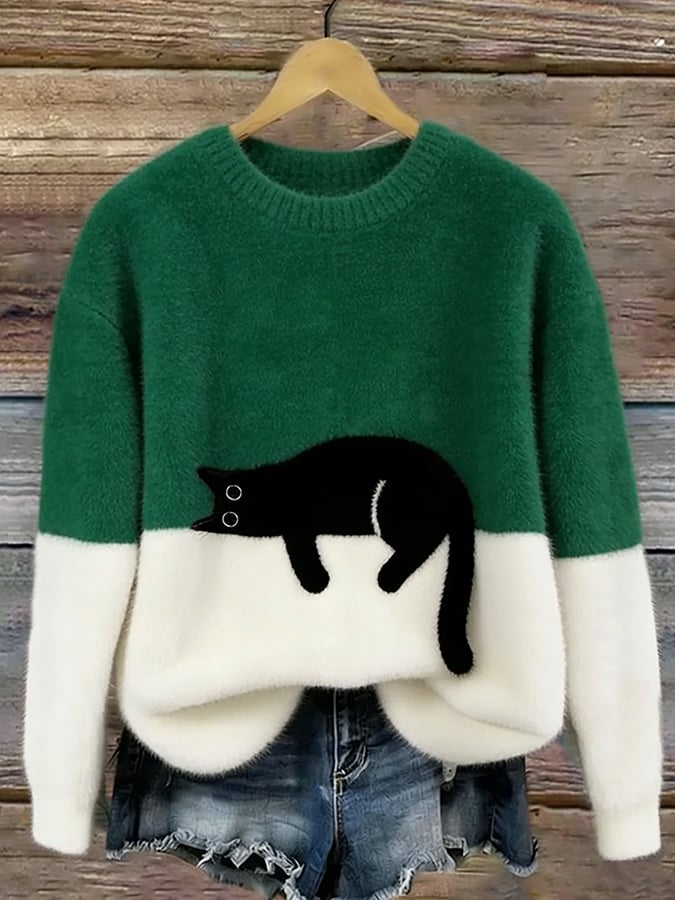 Arabella | Jersey Oversize Acogedor - Verde