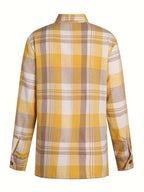 Aurora | Sobrecamisa de Cuadros de Manga Larga para Otoño