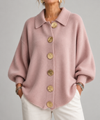 Tiziana | Cárdigan Oversize con Cuello XL