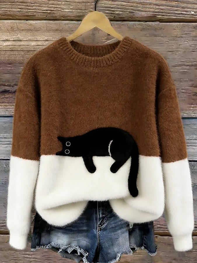 Arabella | Jersey Oversize Acogedor - Marrón