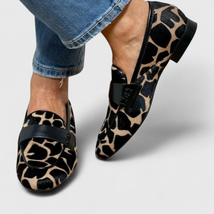 Lucrezia | Mocasines Ortopédicos Premium con Estampado Animal