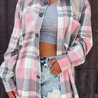 Aurora | Sobrecamisa de Cuadros de Manga Larga para Otoño