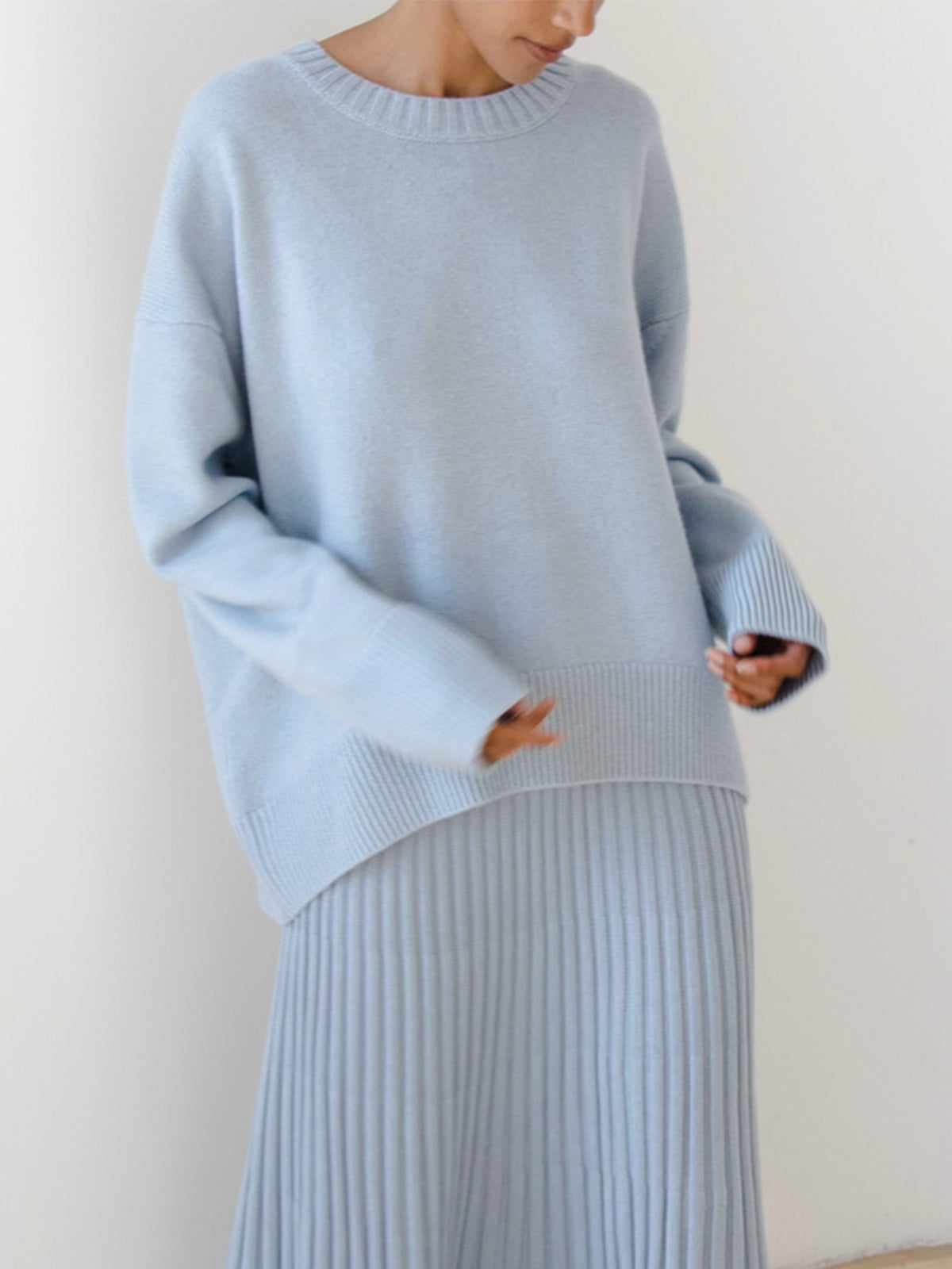 Fausta | Jersey Oversize de Cuello Redondo
