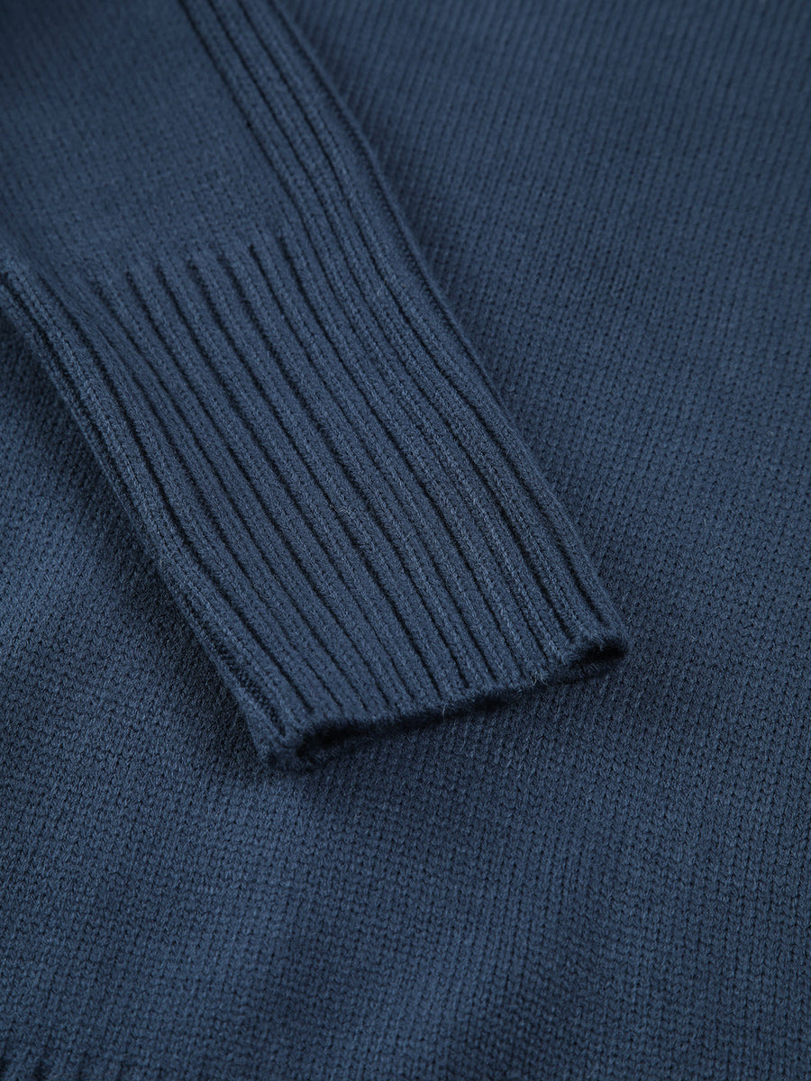 Isotta | Jersey Acanalado de Cuello Semialto
