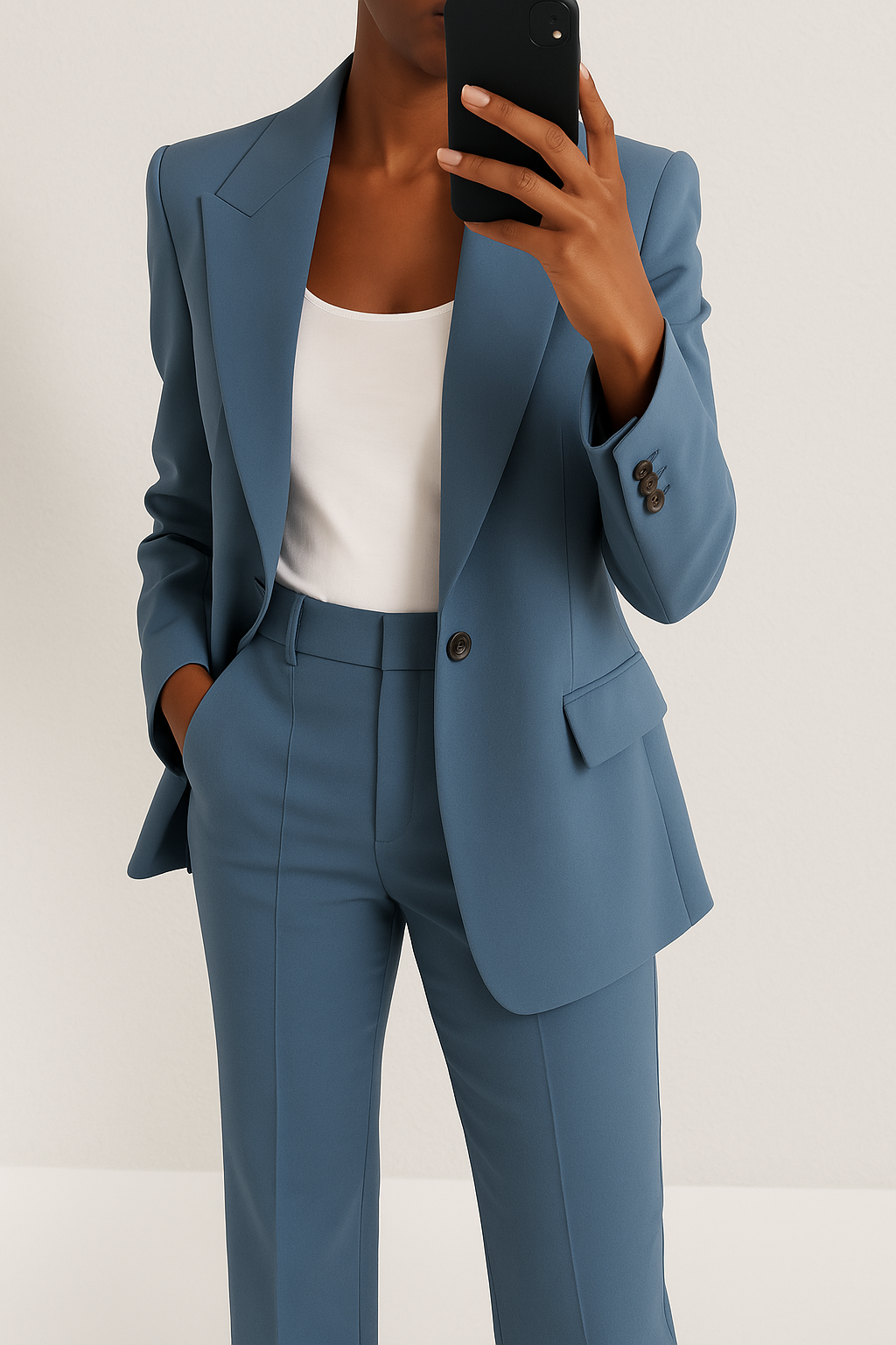 Martina | Traje Elegante de Dos Piezas - Azul