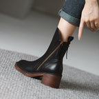 Matilde | Botines de Tacón en Piel Premium
