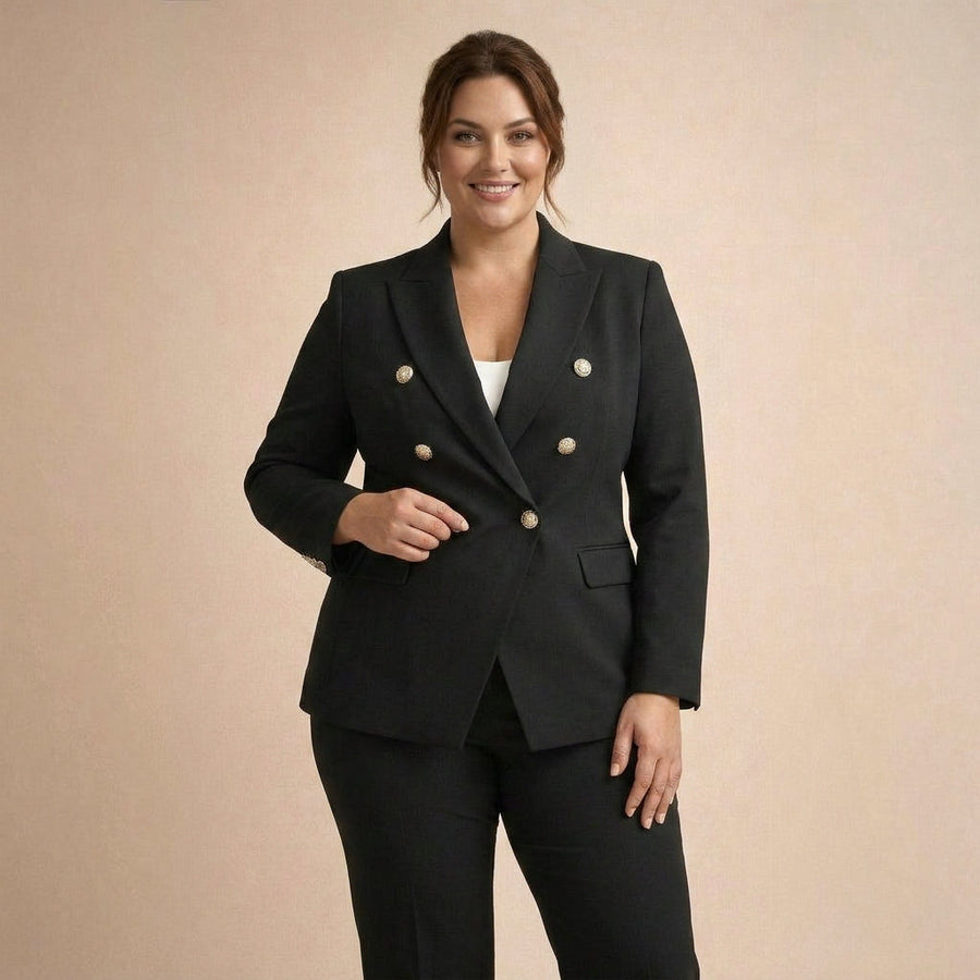 Aria | Conjunto de Traje Clásico con Blazer de Doble Botonadura