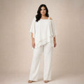 Antonia | Conjunto Elegante con Blusa en Capas y Pantalón