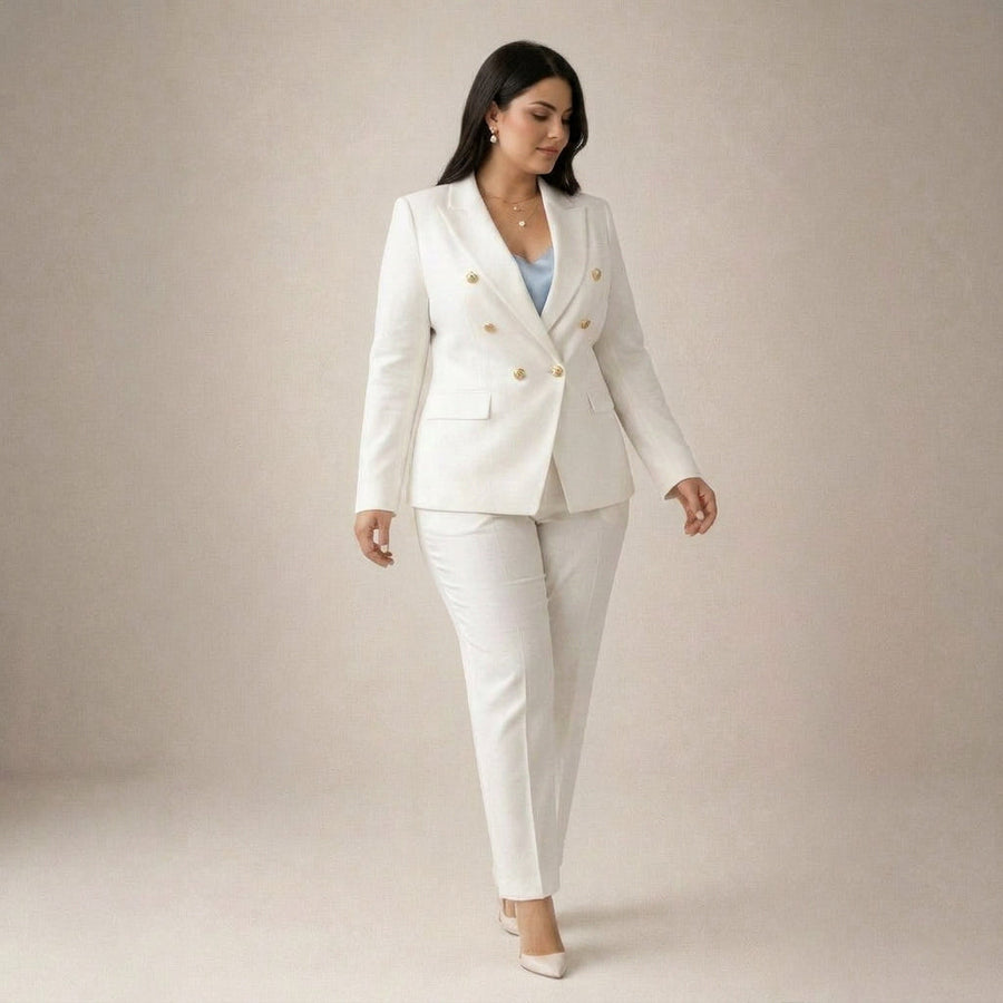 Aria | Conjunto de Traje Clásico con Blazer de Doble Botonadura