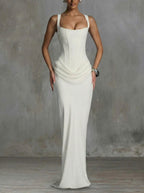 Gioia | Vestido Maxi con Escote Cuadrado