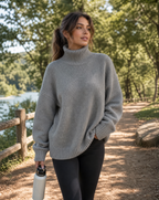 Gelsomina | Jersey Holgado de Cuello Alto