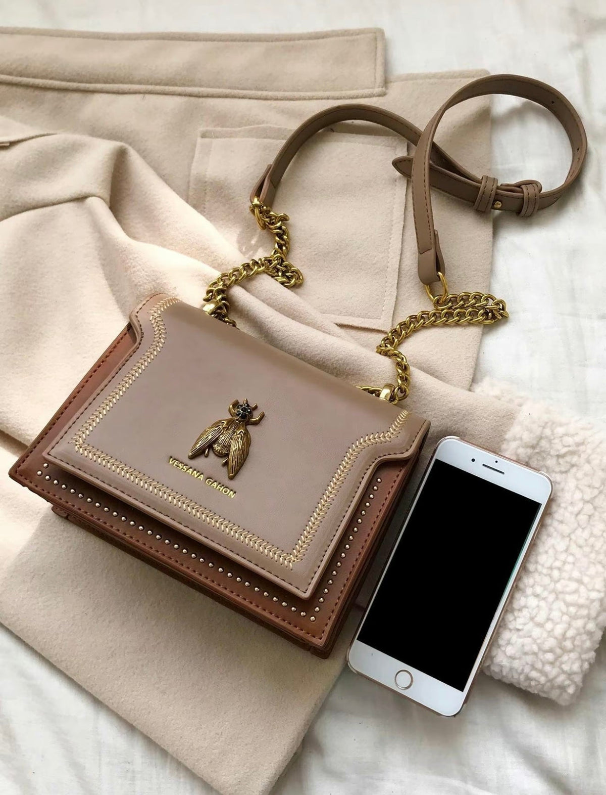 Marilena | Bolso de Cadena de Diseño Estructurado