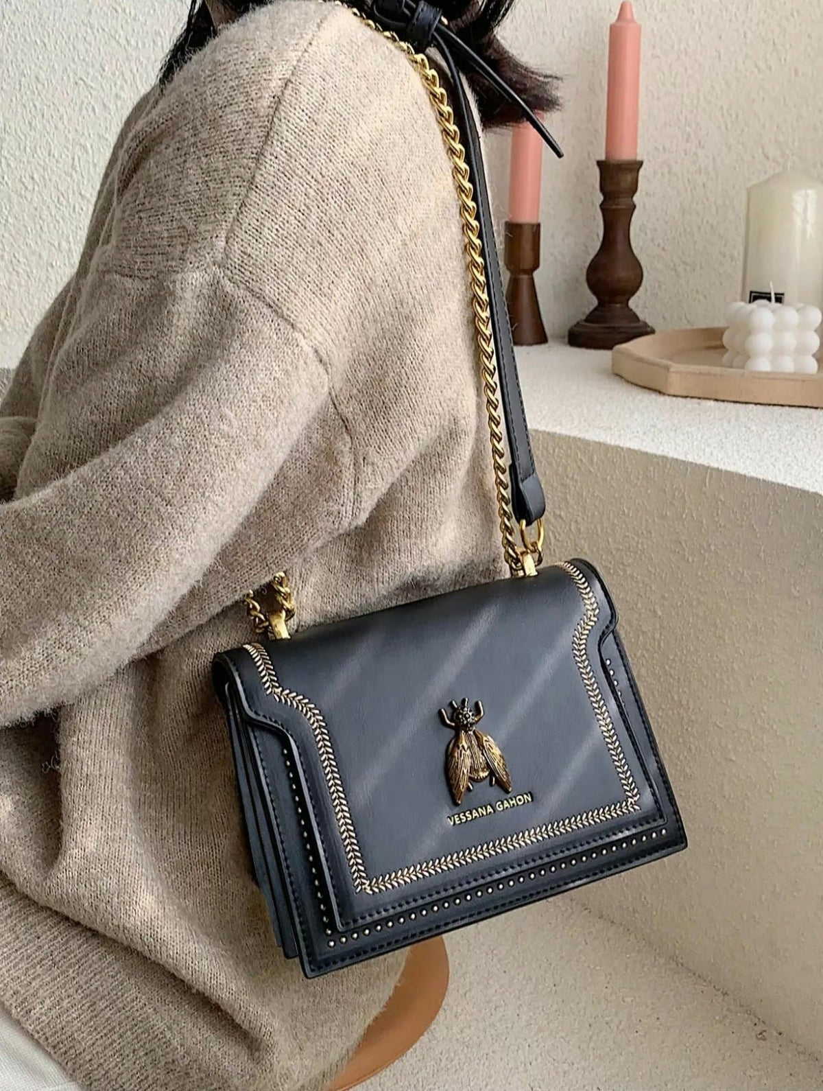 Marilena | Bolso de Cadena de Diseño Estructurado