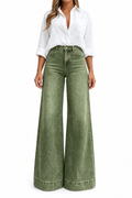 Savina | Jeans de Cintura Alta y Pierna Ancha