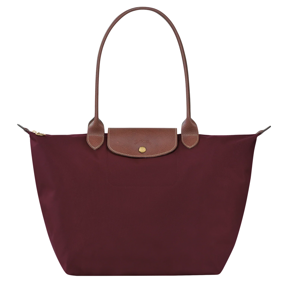 Larissa | Bolso Shopper Plegable Grande en Burdeos - Burdeos