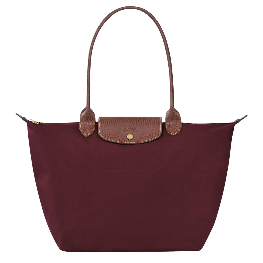Larissa | Bolso Shopper Plegable Grande en Burdeos - Burdeos