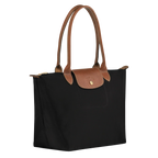 Ivana | Bolso Tote Plegable Mediano en Negro