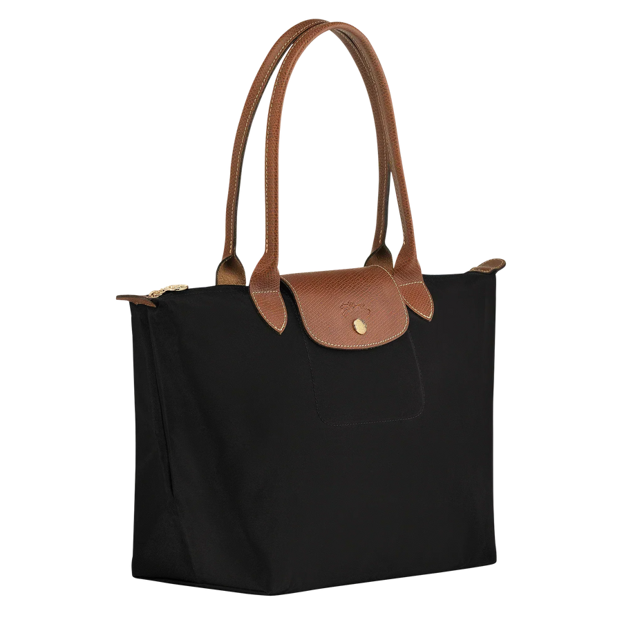 Ivana | Bolso Tote Plegable Mediano en Negro