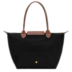 Ivana | Bolso Tote Plegable Mediano en Negro