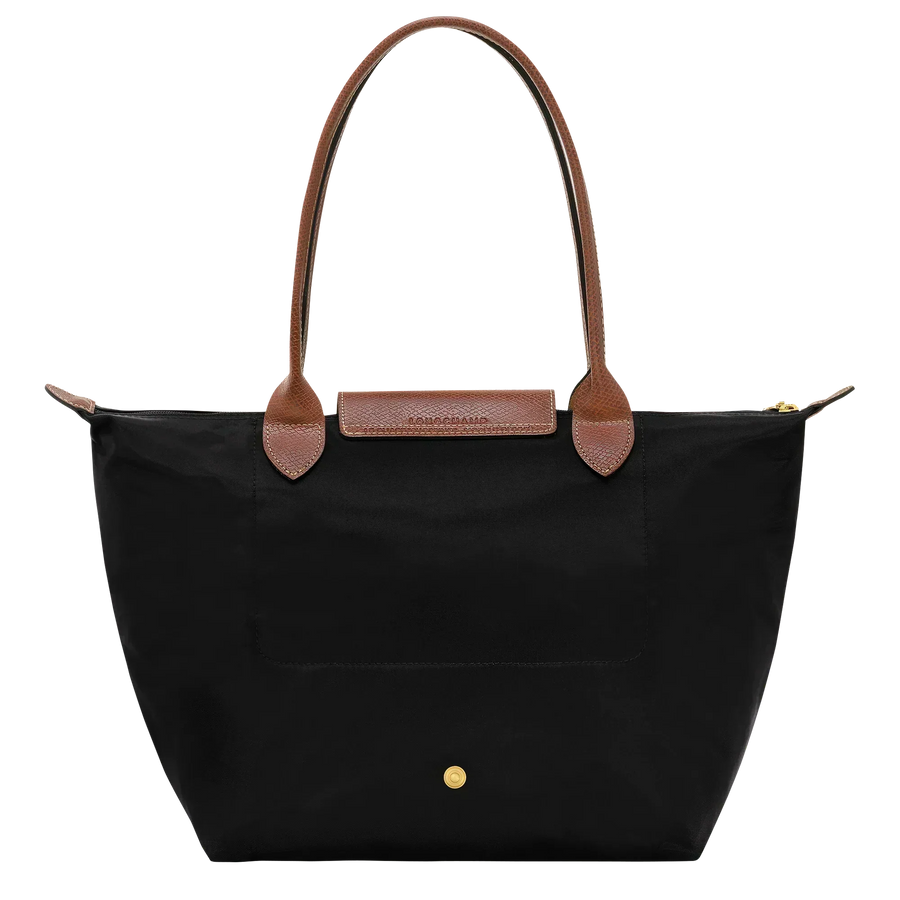Ivana | Bolso Tote Plegable Mediano en Negro