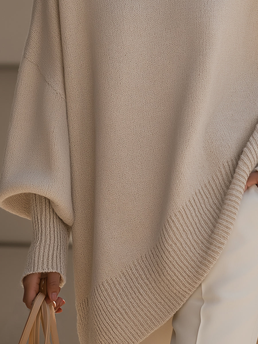Elda | Jersey Oversize de Punto con Caída