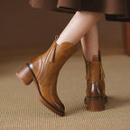 Matilde | Botines de Tacón en Piel Premium