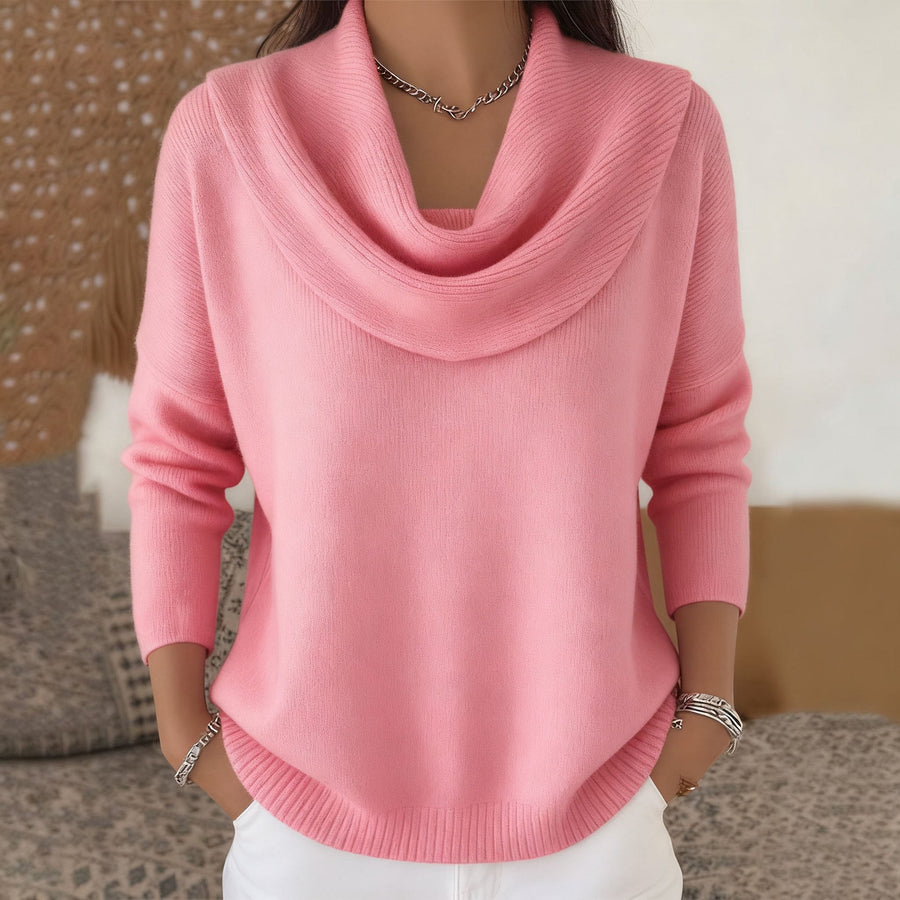 Ester | Jersey de Cuello Cascada con Caída