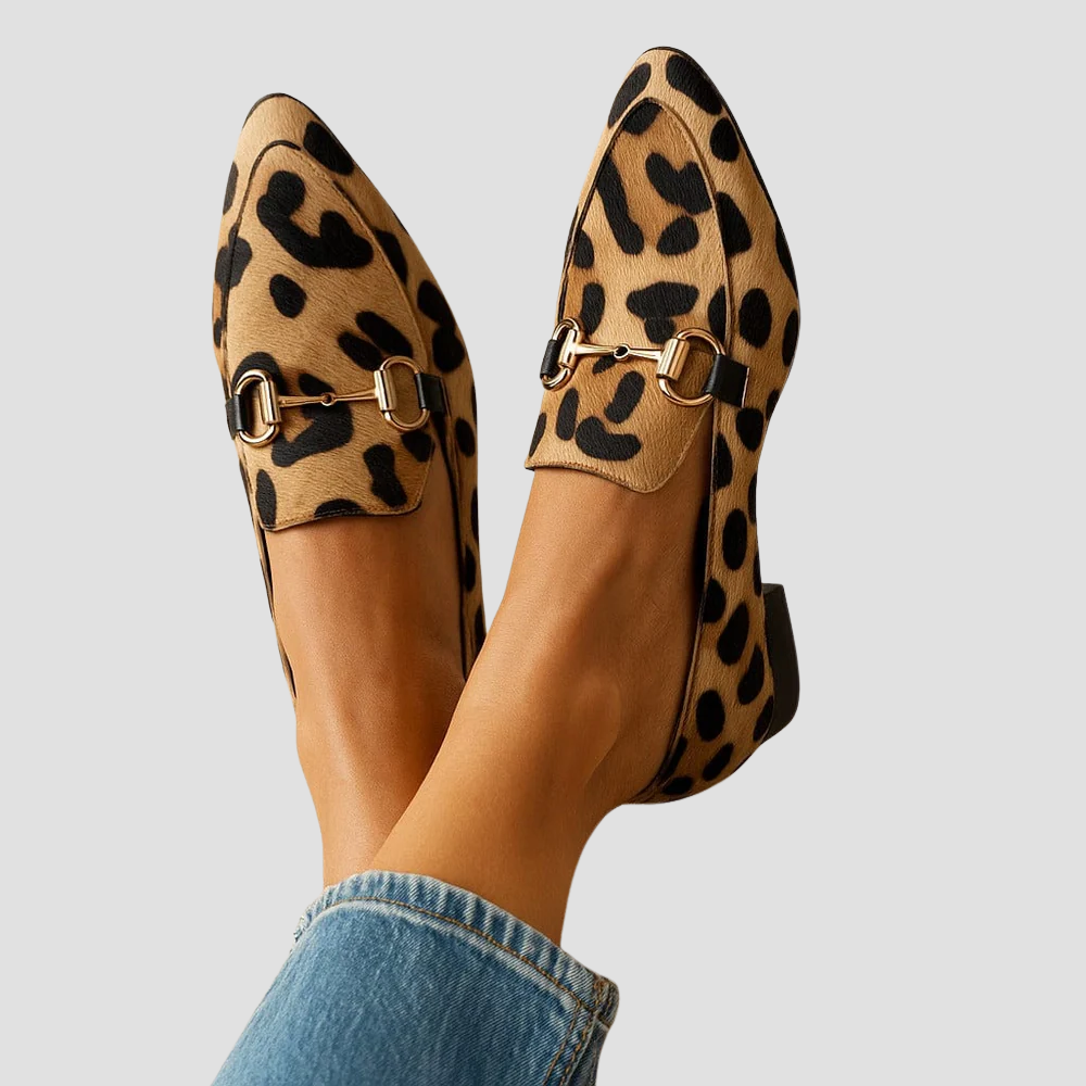 Giada | Mocasines Ortopédicos con Estampado Sabana - Estampado sabana
