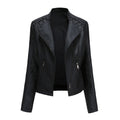 Doriana | Chaqueta Motera Asimétrica - Negro