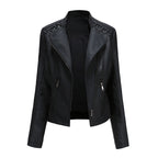 Doriana | Chaqueta Motera Asimétrica - Negro